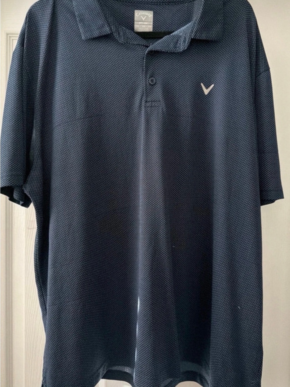 Callaway Men’s Dark Navy Polo with White Chevron Logo